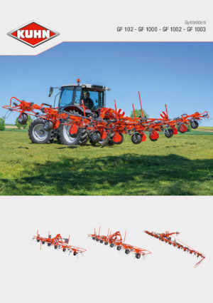 Rastrillos henificadores Kuhn GF 872