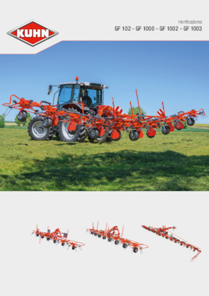 Rastrillos henificadores Kuhn GF 872