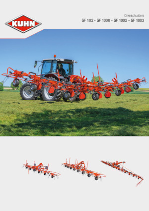 Rastrillos henificadores Kuhn GF 872