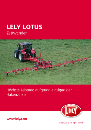 Rastrillos henificadores Lely Lotus 600 Stabilo AWS