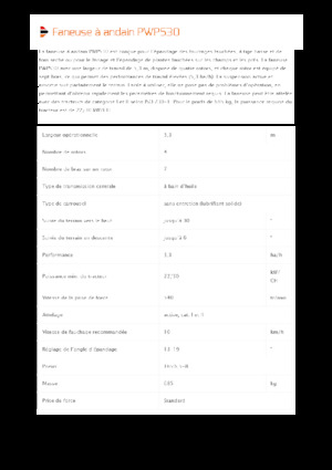 Rastrillos henificadores Pronar PWP 530