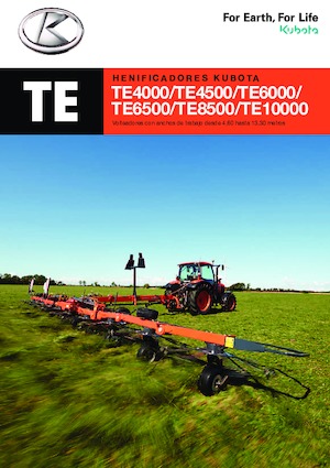 Rastrillos henificadores Kubota TE6568