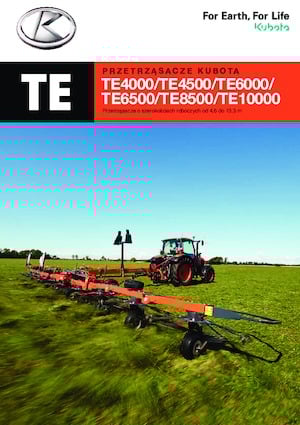 Rastrillos henificadores Kubota TE6568