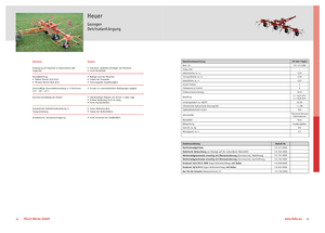 Rastrillos henificadores Fella TH 540 T Hydro