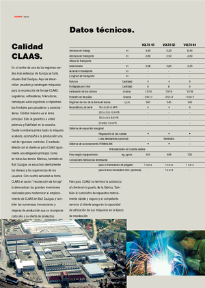 Rastrillos henificadores Claas Volto 870