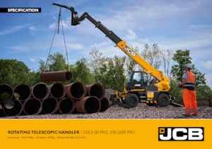 Manipuladoras telescópicas con vehículo superpuesto JCB 558-260R PRO