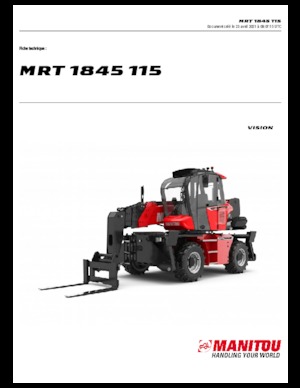 Manipuladoras telescópicas con vehículo superpuesto Manitou MRT 1845-400 115 D