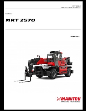 Manipuladoras telescópicas con vehículo superpuesto Manitou MRT 2570-360 175 Y
