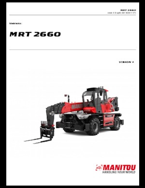 Manipuladoras telescópicas con vehículo superpuesto Manitou MRT 2660-360 160 Y