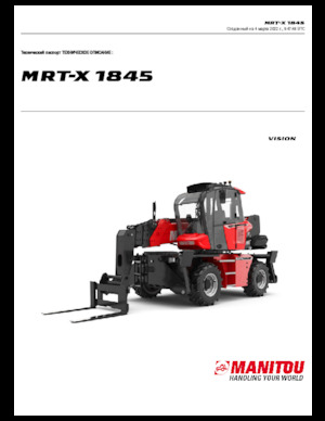 Manipuladoras telescópicas con vehículo superpuesto Manitou MRT-X 1845