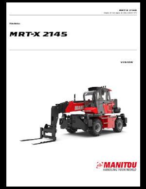 Manipuladoras telescópicas con vehículo superpuesto Manitou MRT-X 2145