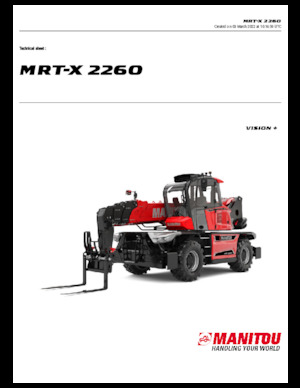 Manipuladoras telescópicas con vehículo superpuesto Manitou MRT-X 2260