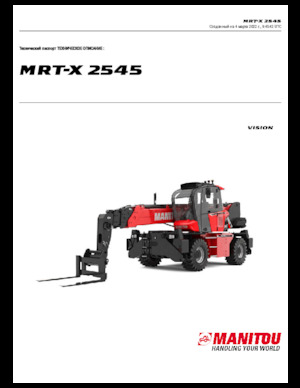 Manipuladoras telescópicas con vehículo superpuesto Manitou MRT-X 2545