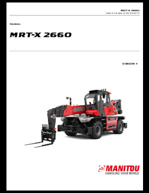 Manipuladoras telescópicas con vehículo superpuesto Manitou MRT-X 2660
