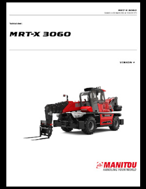 Manipuladoras telescópicas con vehículo superpuesto Manitou MRT-X 3060