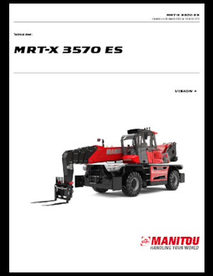 Manipuladoras telescópicas con vehículo superpuesto Manitou MRT-X 3570 ES