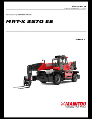 Manipuladoras telescópicas con vehículo superpuesto Manitou MRT-X 3570 ES