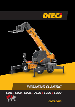 Manipuladoras telescópicas con vehículo superpuesto Dieci Pegasus 60.26
