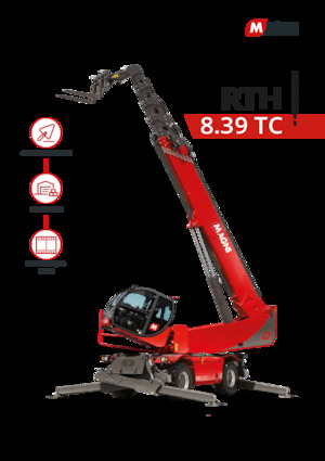 Manipuladoras telescópicas con vehículo superpuesto MAGNI RTH 8.39 TC