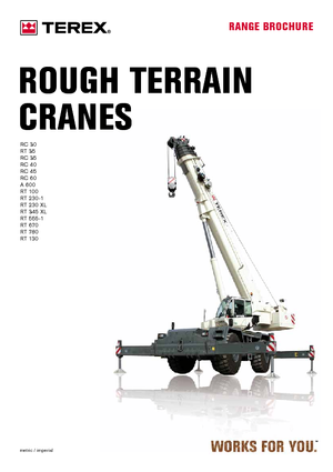 Grúas  RT Terex Bendini RC 45 (4x4x4)