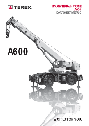 Grúas  RT Terex Bendini A 600