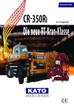 Grúas  RT Kato CR 350 Ri