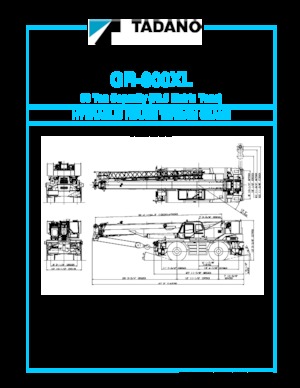 Grúas  RT Tadano GR-800XL