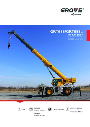 Grúas  RT Grove GRT655