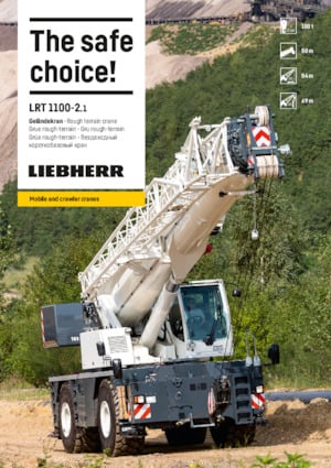 Grúas  RT Liebherr LRT 1100-2.1