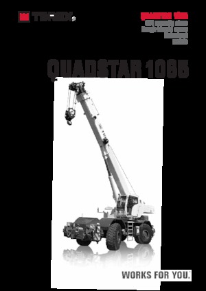 Grúas  RT TEREX CRANES Quadstar 1065
