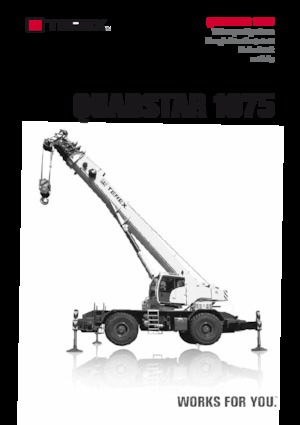 Grúas  RT TEREX CRANES Quadstar 1075