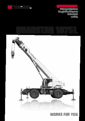 Grúas  RT TEREX CRANES Quadstar 1075L