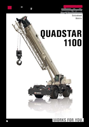 Grúas  RT TEREX CRANES Quadstar 1100