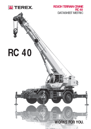 Grúas  RT Terex Bendini RC 40 (4x4x4)