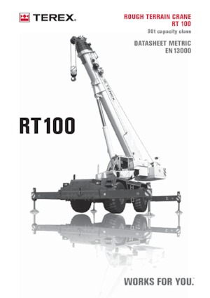 Grúas  RT TEREX CRANES RT 100