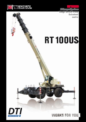 Grúas  RT TEREX CRANES RT 100US