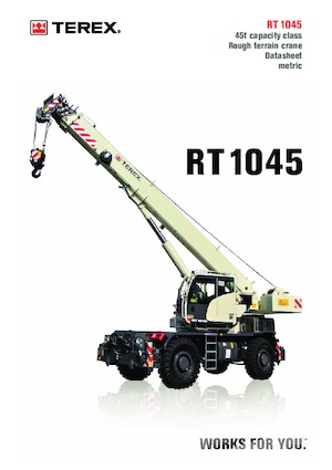 Grúas  RT TEREX CRANES RT 1045