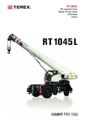 Grúas  RT TEREX CRANES RT 1045L