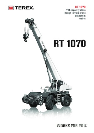 Grúas  RT TEREX CRANES RT 1070