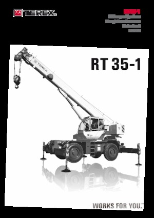 Grúas  RT TEREX CRANES RT 35-1