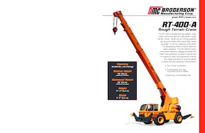 Grúas  RT Broderson RT-400