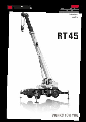 Grúas  RT TEREX CRANES RT 45