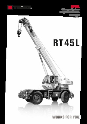 Grúas  RT TEREX CRANES RT 45L