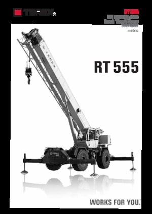 Grúas  RT TEREX CRANES RT 555