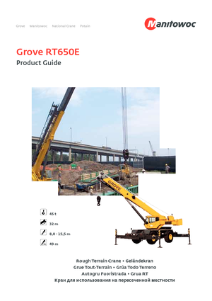 Grúas  RT Grove RT650E