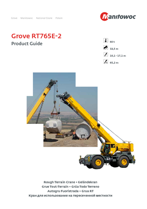 Grúas  RT Grove RT765E-2
