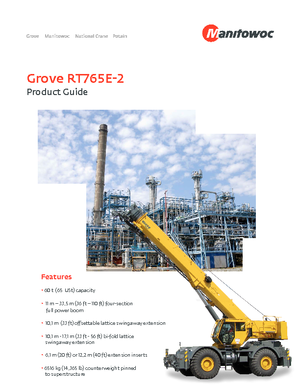 Grúas  RT Grove RT765E-2