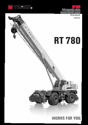 Grúas  RT TEREX CRANES RT 780