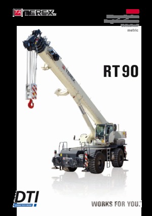 Grúas  RT TEREX CRANES RT 90
