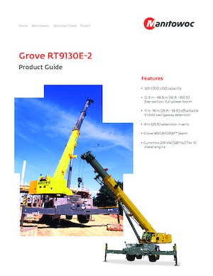 Grúas  RT Grove RT9130E-2